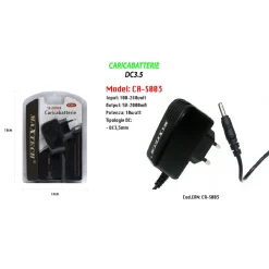 CARICABATTERIE DA VIAGGIO COMPATTO FAST CHARGER DC3.5MM 5V-2000MA 10W MAXTECH CA-S003