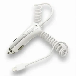 CARICATORE AUTO LIGHTNING CARICABATTERIA IPHONE IPAD 5V-1.5A FILO 1.2MT MA-C012