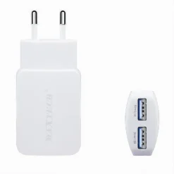 CARICATORE PORTATILE PRESA 2 USB PER SMARTPHONE 5V - 3100MA MAXTECH 18W CA-S030