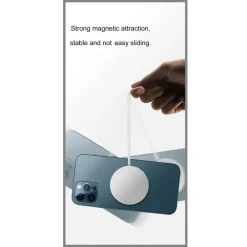 CARICATORE SENZA FILI MAGNETICO COMPATIBILE CON IPHONE 12 RICARICA VELOCE