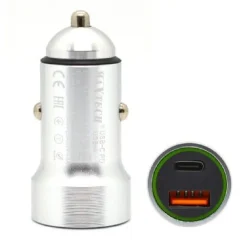 CARICATORE TYPE-C/USB-A 5A CARICABATTERIA PER AUTO POTENZA EROGAZIONE PD MA-C016