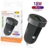 CARICATORE USB 18W RAPIDO PER AUTO CQC18W CARICABATTERIE UNIVERSALE ACCENDISIGARI