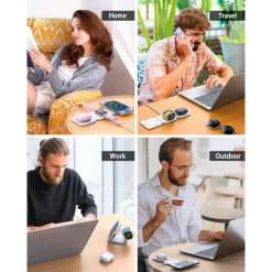 CARICATORE WIRELESS 3IN1 UNIVERSALE CARICABATTERIE MAGNETICO PIEGHEVOLE DA 15 W