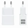 CARICATORE 2X USB PRESA RICARICA PER SMARTPHONE CELLULARE TABLET 5V-2.1A S009A