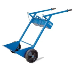 CARRELLO PORTA BOMBOLE OMCN 095 PORTATA 200 KG CON RUOTE DA 250 MM ALTEZZA 140CM
