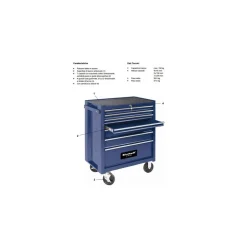 CARRELLO PROFESSIONALE PER OICINA PORTA UTENSILI ED ATTREZZI EINHELL BT-TW 150