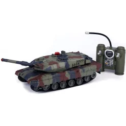 CARRO ARMATO GIOCATTOLO RADIOCOMANDATO CANNONE GIREVOLE LUCI E SUONI REALISTICI