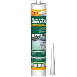 CARTUCCIA SILICONE ACETICO MULTIUSO PRO 280 ML COLORE NERO SIGILLANTE UNIVERSALE