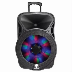 CASSA ACUSTICA PORTATILE 1000 W BLUETOOTH TROLLEY CON MICROFONO EVENTI ALIEN-15