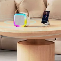 CASSA ALTOPARLANTE BLUETOOTH CON MICROFONO PROFESSIONALE AUDIO PICCOLA PER CASA KARAOKE