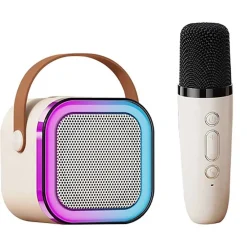 CASSA ALTOPARLANTE BLUETOOTH CON MICROFONO PROFESSIONALE AUDIO PICCOLA PER CASA KARAOKE