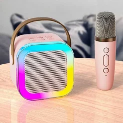 CASSA ALTOPARLANTE BLUETOOTH CON MICROFONO PROFESSIONALE AUDIO PICCOLA PER CASA KARAOKE