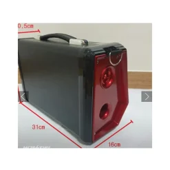 CASSA AMPLIFICATA PORTATILE RICARICABILE 25W MP3 USB SD AUX MICROFONO