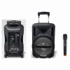CASSA AUDIO A BATTERIA RICARICABILE TROLLEY WOOFER 10" USB EXTREME SOUND MOVE 10