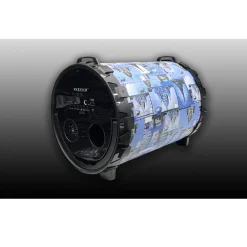 CASSA BLUETOOTH SPEAKER PORTATILE TRACOLLA AUX USB TF FM E 10W MAXTECH CA-BT005