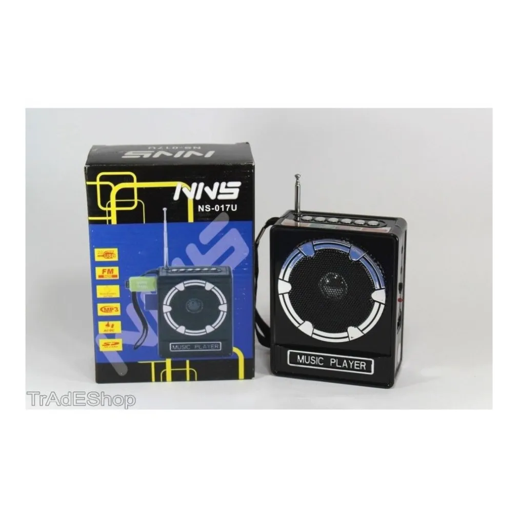 CASSA SPEACKER PORTATILE CON RADIO FM PORTA USB LETTORE SCHEDA SD USCITA AUX MP3