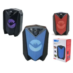 CASSA SPEAKER ACUSTICA BLUETOOTH RICARICABILE FM MICROSD TF USB AUX PORTATILE 5W