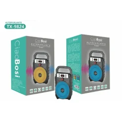 CASSA SPEAKER ALTOPARLANTE BLUETOOTH 15WATT TX-9824 RADIO FM TF USB RICARICABILE