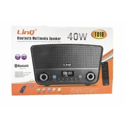 CASSA SPEAKER ALTOPARLANTE BLUETOOTH MULTIMEDIA 40W LCD RADIO FM MICROSD USB T018