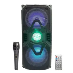 CASSA SPEAKER BLUETOOTH CON MICROFONO RADIO USB TF CARD ALTOPARLANTE LED MK-B11