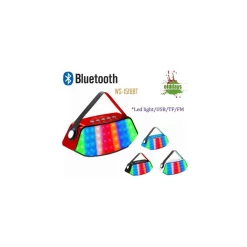 CASSA SPEAKER BLUETOOTH PORTATILE LED USB VIVAVOCE RADIO FM SMARTPHONE WS1518BT