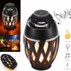 CASSA SPEAKER FLAME LIGHT LED BLUETOOTH PORTATILE SENZA FILI TF MP3 BT4.2