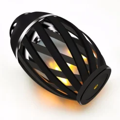 CASSA SPEAKER FLAME LIGHT LED BLUETOOTH PORTATILE SENZA FILI TF MP3 BT4.2