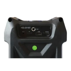 CASSA SPEAKER FM BLUETOOTH RICARICABILE SD USB AUX 2 PORTATILE MICROFONO 2511BT