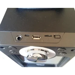 CASSA SPEAKER FM BLUETOOTH RICARICABILE SD USB AUX 2 CASSE PORTATILE BS-9524