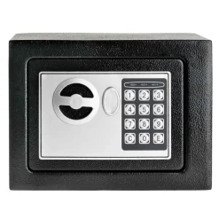 CASSAFORTE DIGITALE IN ACCIAIO CON TASTIERINO E CHIAVE PER L'APERTURA MANUALE