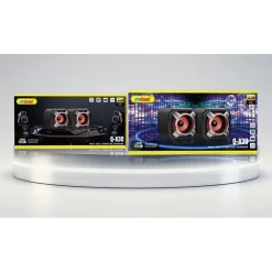CASSE ALTOPARLANTE PER COMPUTER 2,0 MEGA BASS BLUETOOTH 10W USB PORTATILE Q-A30