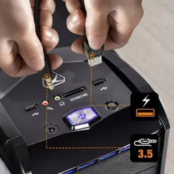 CASSE ALTOPARLANTI CABLATI STEREO USB 2.0 PC NOTEBOOK DVD TV MP3 TABLET 3W A2033