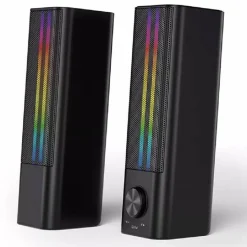 CASSE SOUNDBAR BARRA AUDIO USB 2.0 SPEAKER BLUTOOTH LED RGB HOME THEATRE PK6807