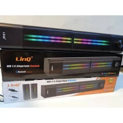 CASSE SOUNDBAR BARRA AUDIO USB 2.0 SPEAKER BLUTOOTH LED RGB HOME THEATRE PK6807