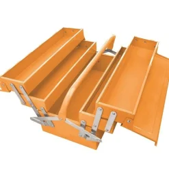 CASSETTA PORTA ATTREZZI IN METALLO ESTENSIBILE 49,5 X 20 X 29CM ORGANIZER