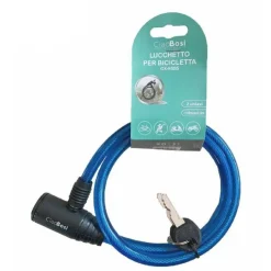 CATENA ANTIFURTO LUCCHETTO BICI BICICLETTA SCOOTER MOTO 80CM 2 CHIAVI CX-9555
