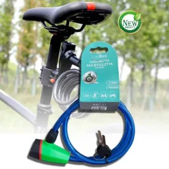 CATENA ANTIFURTO LUCCHETTO PER BICI BICICLETTA SCOOTER MOTO 80CM 2 CHIAVI CX-9562