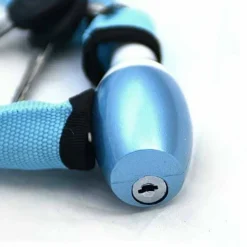 CATENA ANTIFURTO MOTO BICICLETTA CON LUCCHETTO CHIAVI ACCIAIO 120CM VARI COLORI