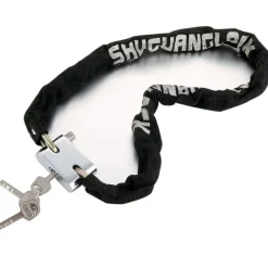 CATENA CORAZZATA ANTIFURTO LUCCHETTO PER SCOOTER MOTO BICI RIVESTITA TESSUTO