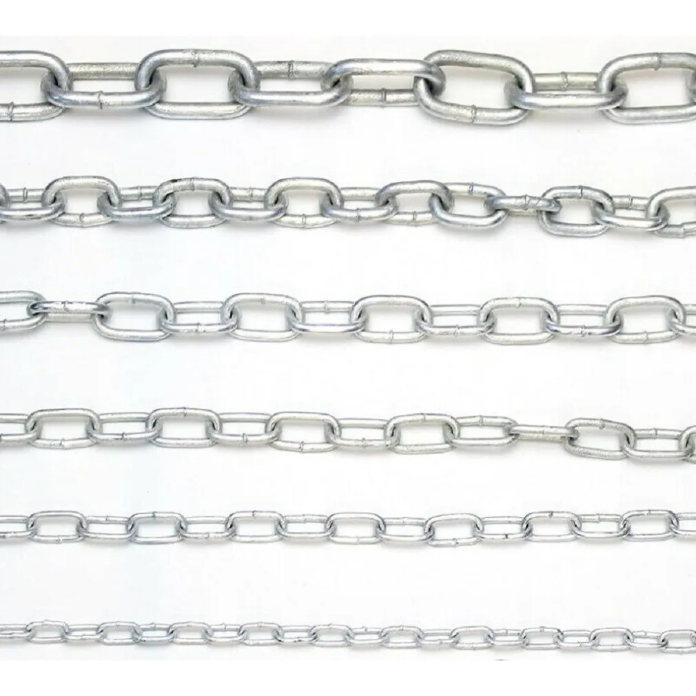 CATENA DI SICUREZZA IN FERRO ZINCATO SALDATA CATENE GENOVESE BOBINA 3 METRI
