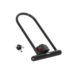 CATENA LUCCHETTO ANTIFURTO PER BICI MOTO SCOOTER ANTI TAGLIO FORMA U 180X240 MM