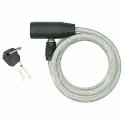 CATENA SICUREZZA ANTIFURTO BICI BICICLETTA LUCCHETTO 2 CHIAVI ACCIAIO 8 X 1200MM