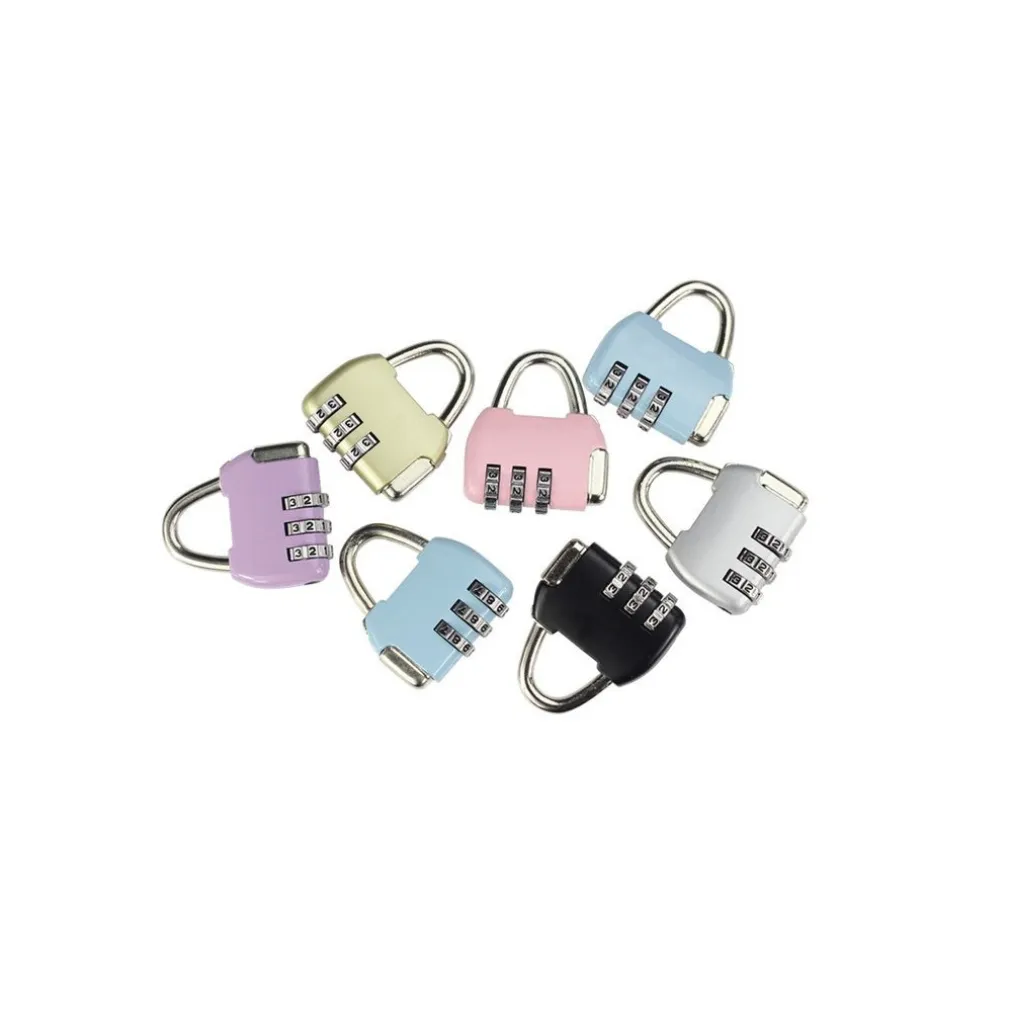 CATENACCIO LUCCHETTO A COMBINAZIONE PER ARMADIETTO SPOGLIATOIO 3 CIFRE 35mm