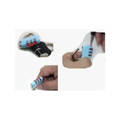 CATENACCIO LUCCHETTO A COMBINAZIONE PER ARMADIETTO SPOGLIATOIO 3 CIFRE 35mm