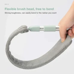 CATTURA POLVERE SPOLVERINO SOTTILE CON MANICO TELESCOPICO PANNO MOP PIEGHEVOLE