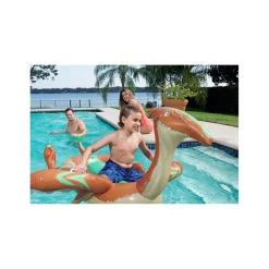 CAVALCABILE A FORMA DI PTERODATTILO GONFIABILE 135 X 198 CM CON MANIGLIE 41105