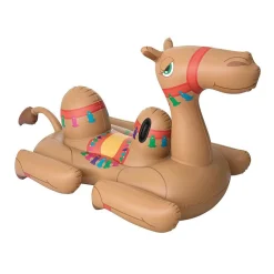 CAVALCABILE CAMMELLO GONFIABILE 221 X 132 CM CON MANIGLIE PER MARE PISCINA 41125