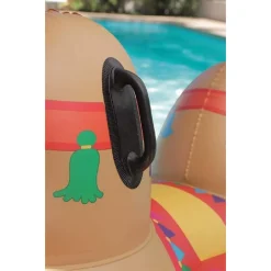CAVALCABILE CAMMELLO GONFIABILE 221 X 132 CM CON MANIGLIE PER MARE PISCINA 41125