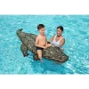 CAVALCABILE COCCODRILLO 193X94 CM GALLEGGIANTE GONFIABILE PISCINA MANIGLIA 41478