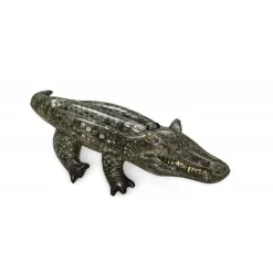 CAVALCABILE COCCODRILLO 193X94 CM GALLEGGIANTE GONFIABILE PISCINA MANIGLIA 41478